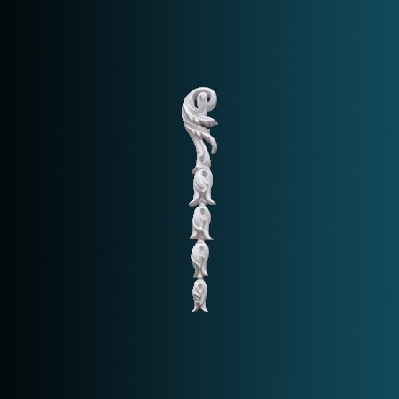 Заказать Декоративный орнамент Перфект G2335R 950х150х30 мм белый из полиуретана 