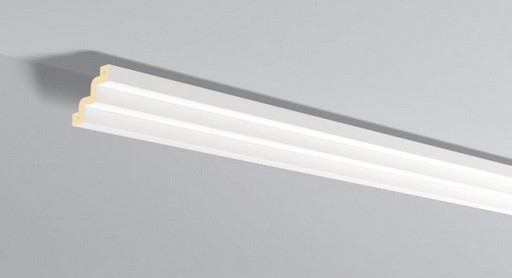 Декоративный потолочный плинтус NMC Arstyl Z52 75х75 200 см белого цвета