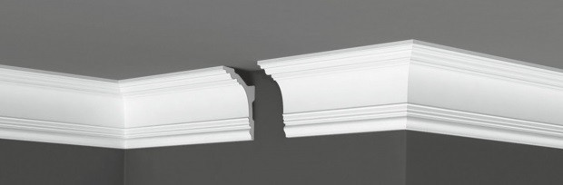 Заказать Потолочный плинтус 91х62 мм Де-Багет Декор ДП 43/110 белый полистирол 200 см 