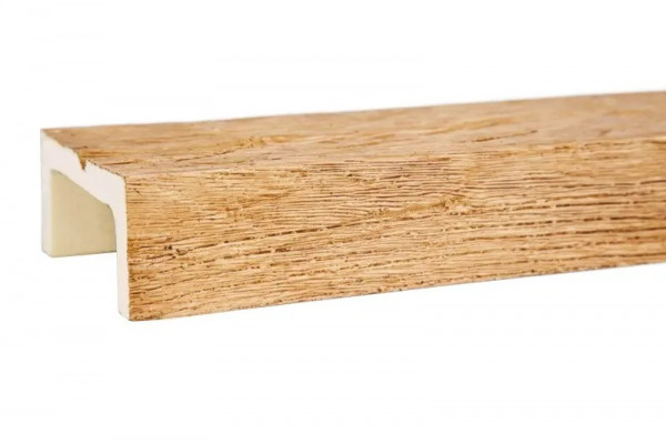 Декоративная балка 50х100 мм Уникс Славянский стиль СС1 Орех 2 м