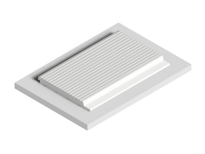 Заказать Декоративная стеновая панель 3D HiWood LV127L NP белая из фитополимера 12х120х2700 мм 