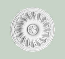 Заказать Потолочная розетка Orac Decor Purotouch R11 полиуретановая белая диаметром 19 см 