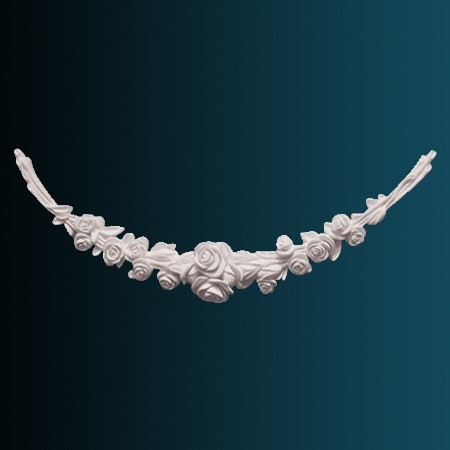 Заказать Декоративный орнамент Перфект G2040 165х462х27 мм белый из полиуретана 