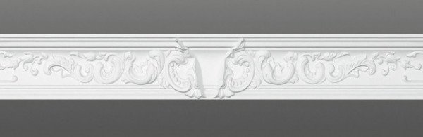 Потолочный плинтус 91х62 мм Де-Багет Декор ДП 44/110 белый полистирол 200 см