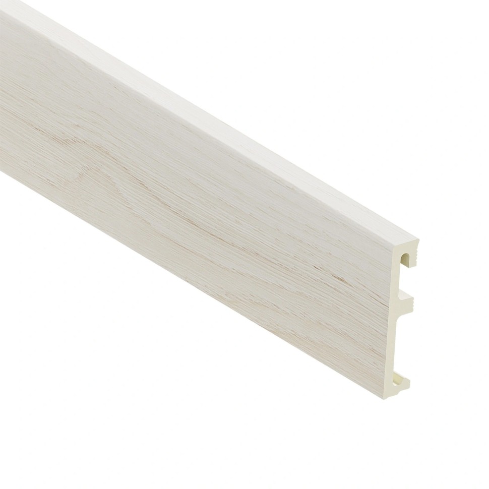 Заказать Напольный плинтус ПВХ 80 мм SALAG ALPHA Dacota Oak AP8161 дуб дакота 2.4 м 