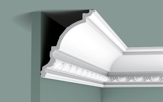 Потолочный плинтус 170х144 мм Orac Decor Purotouch C301 белый 2 м