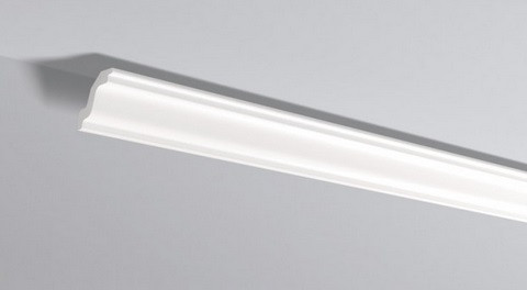 Заказать Декоративный потолочный плинтус NMC LX-72 200 см белого цвета 70х70 мм 