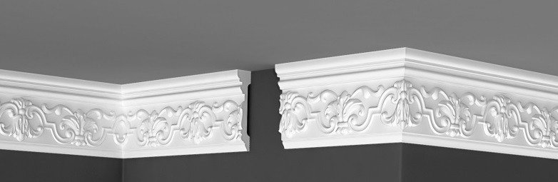 Заказать Потолочный плинтус 110х25 мм Де-Багет Декор ДП 10/110 белый полистирол 200 см 