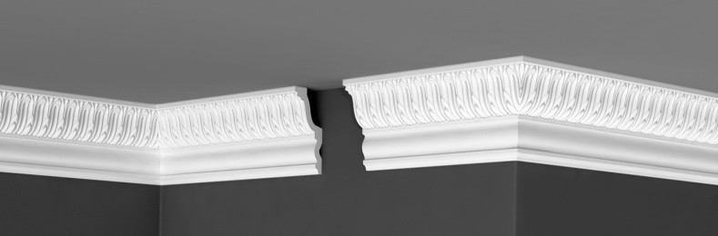 Заказать Потолочный плинтус 92х41 мм Де-Багет Декор ДП 35/100 белый полистирол 200 см 