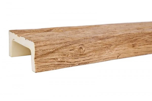 Декоративная балка 50х100 мм Уникс Славянский стиль СС1 Светлый дуб 2 м