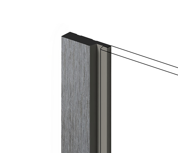 Заказать Финишный молдинг для стеновых панелей HiWood LF124A GN68 декорированный фитополимер 12х42х2700 мм 