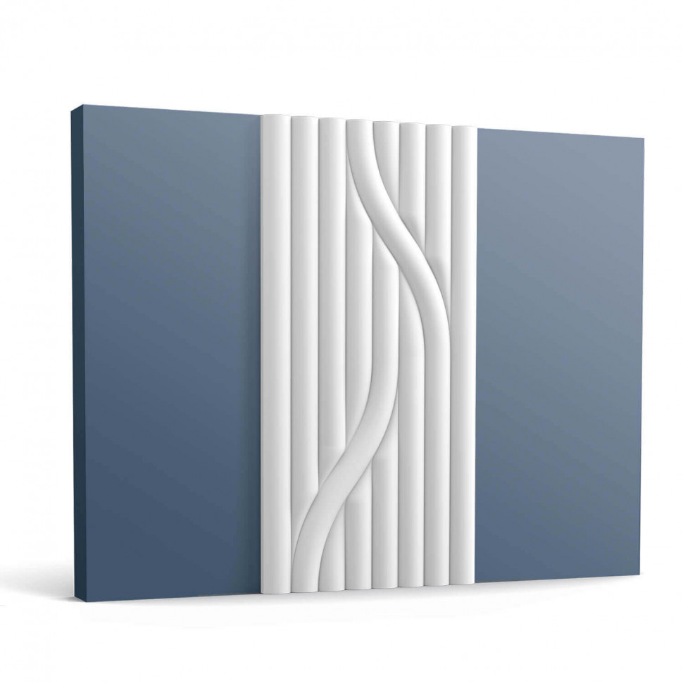 Заказать Декоративная стеновая панель 3D Orac Decor W213 белый полиуретан 200x25x1.6 см 