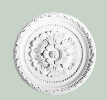 Потолочная розетка Orac Decor Purotouch R13 полиуретановая белая диаметром 28 см