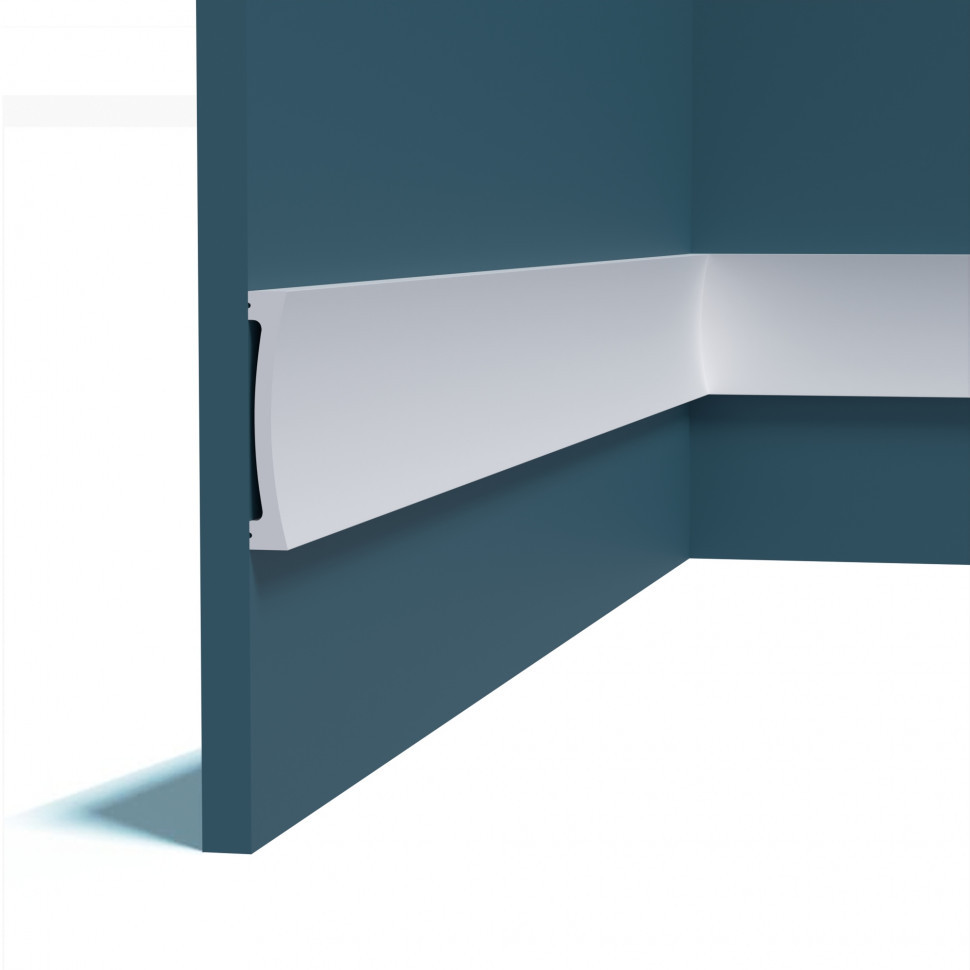 Заказать Декоративый молдинг Перфект Плюс P219-2800 белый из ударопрочного полимера 90х14 280 см 