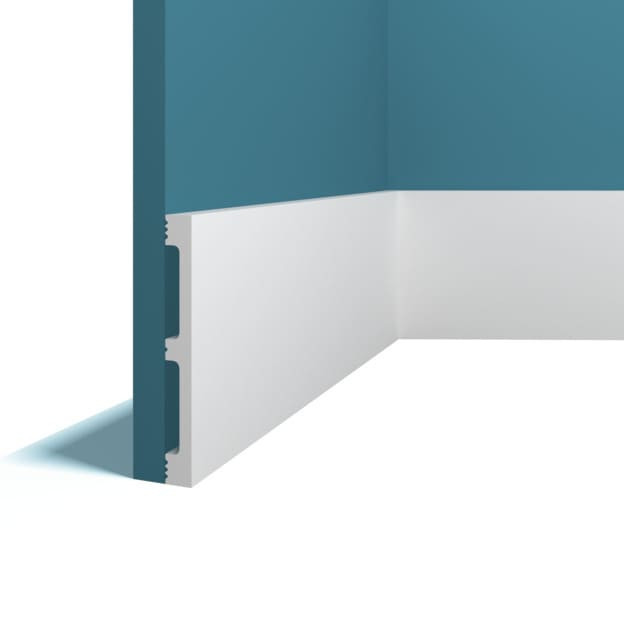 Заказать Напольный плинтус 13х120 мм Перфект Плюс P84 200 см белый из ударопрочного полимера 