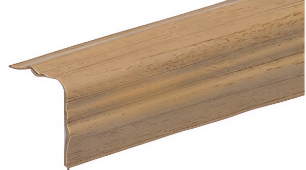 Декоративный уголок 30х30 мм ПВХ фигурный Асви 330 Вишня светлая 2,7 м