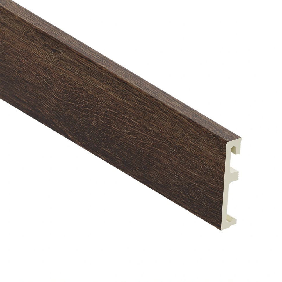 Заказать Напольный плинтус ПВХ 80 мм SALAG ALPHA Montana Oak AP8163 дуб монтана 2.4 м 