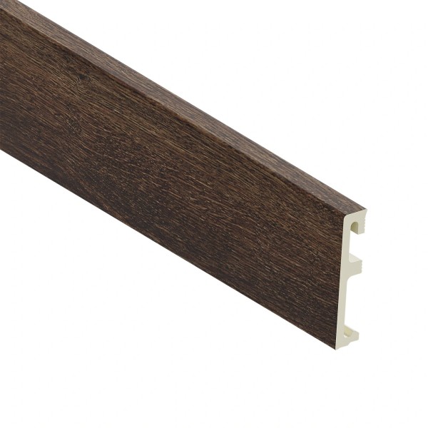 Напольный плинтус ПВХ 80 мм SALAG ALPHA Montana Oak AP8163 дуб монтана 2.4 м