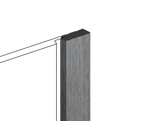 Заказать Финишный молдинг для стеновых панелей HiWood LF124B GN68 декорированный фитополимер 12х31х2700 мм 