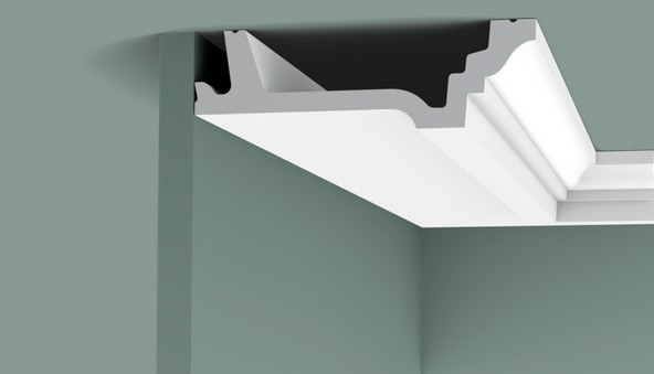 Заказать Потолочный плинтус 47х155 мм Orac Decor Purotouch C305 белый 2 м 