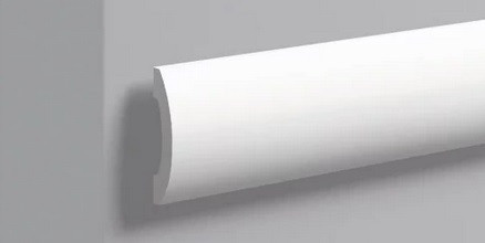 Заказать Декоративный молдинг NMC Floorstyl Essenza WD3 70х15 мм 200 см белого цвета для потолка и стен 