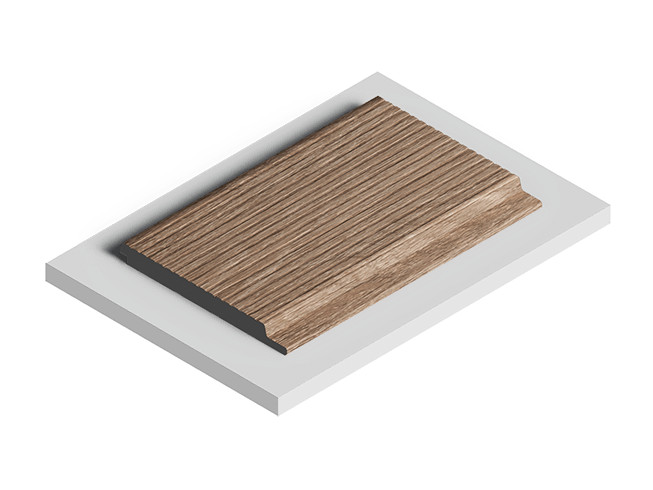 Заказать Декоративная стеновая панель 3D HiWood LV127L BR416 декорированная из фитополимера 12х120х2700 мм 