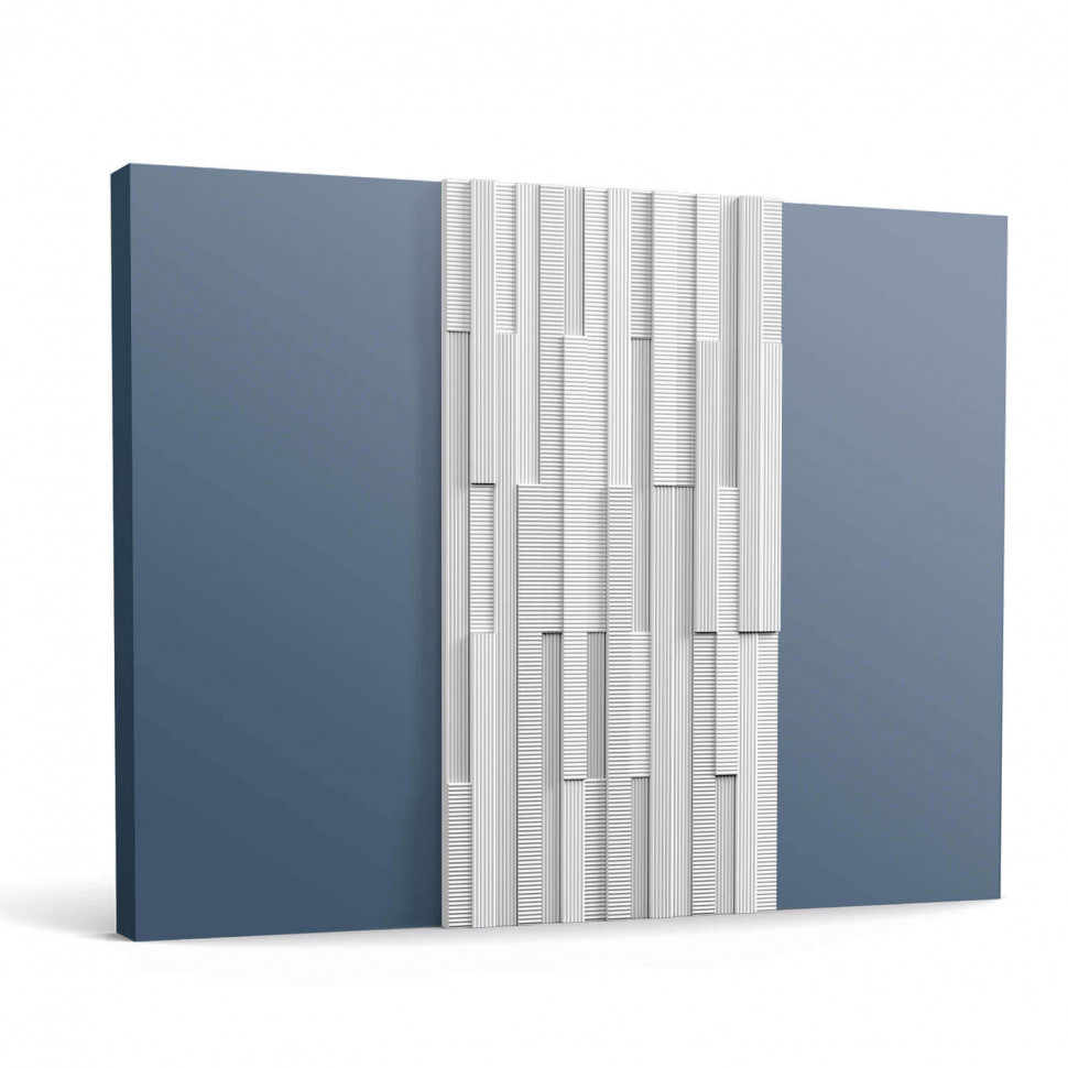 Заказать Декоративная стеновая панель 3D Orac Decor W216 белый полиуретан 200x25x1.6 см 