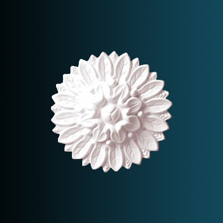 Заказать Декоративный орнамент Перфект G2045 155х155х30 мм белый из полиуретана 