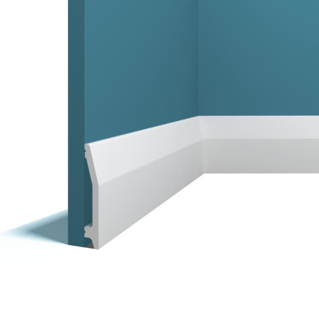 Заказать Напольный плинтус 14х90 мм Перфект Плюс P111 200 см белый из ударопрочного полимера 