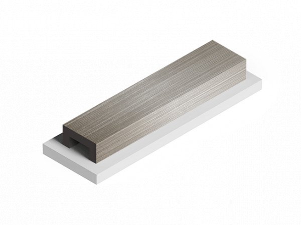 Декоративная рейка HiWood LB40 S15 под дерево фитополимер 40х20х2700 мм