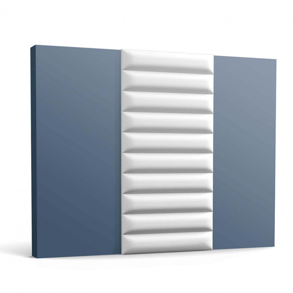 Заказать Декоративная стеновая панель 3D Orac Decor W217 белый полиуретан 200x25x2.3 см 