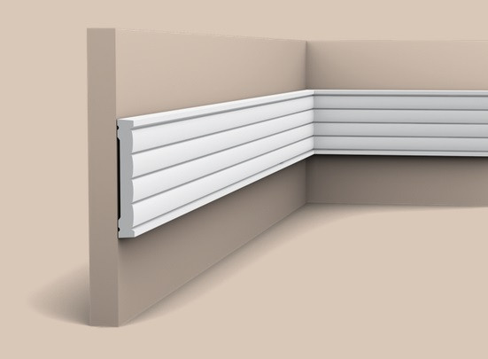 Молдинг 91х13 мм Orac Decor Purotouch P5020 белый 2 м