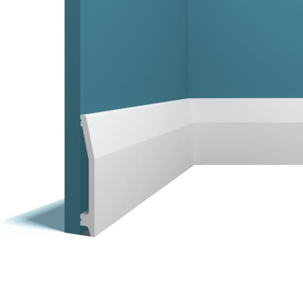 Заказать Напольный плинтус 15х110 мм Перфект Плюс P112 200 см белый из ударопрочного полимера 