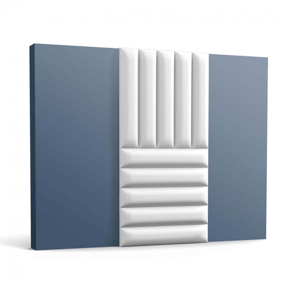 Заказать Декоративная стеновая панель 3D Orac Decor W218 белый полиуретан 200x25x2.3 см 