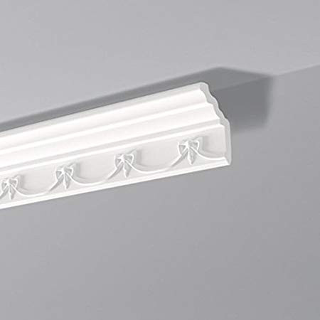 Заказать Декоративный потолочный плинтус NMC Decoflair E29 90х50 200 см белого цвета 