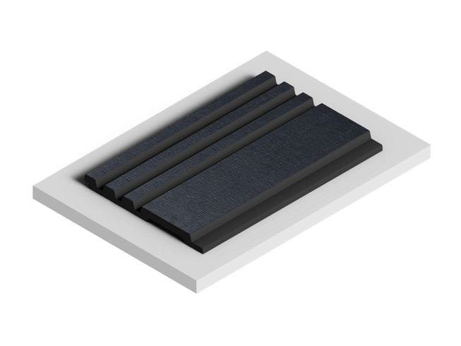 Заказать Декоративная стеновая панель 3D HiWood LV128 BK114K декорированная из фитополимера 12х120х2700 мм 