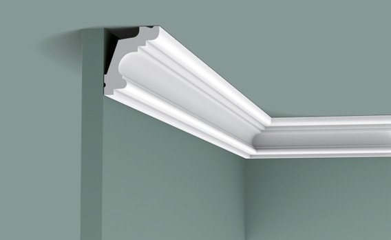 Потолочный плинтус 50х42 мм Orac Decor Purotouch C322 белый 2 м