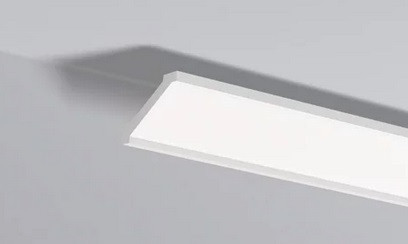 Декоративный потолочный плинтус NMC Floorstyl Essenza WT1 45х60 200 см белого цвета