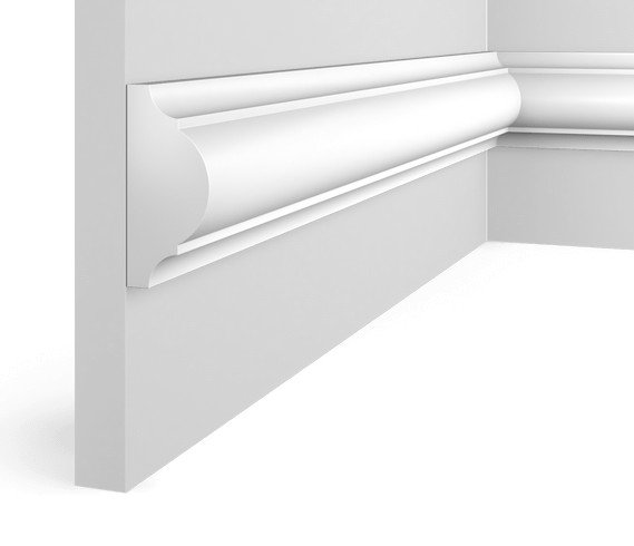 Молдинг HiWood D70 белый фитополимер 31.5х70х2000 мм