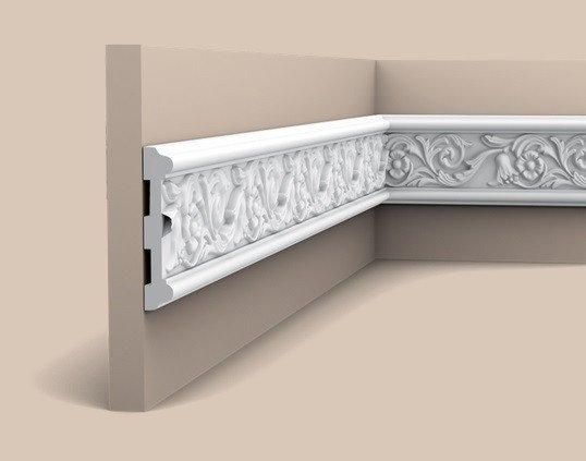 Заказать Молдинг 111х19 мм Orac Decor Purotouch P7020 белый 2 м 