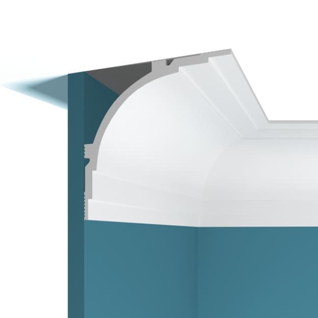 Заказать Потолочный плинтус Перфект Плюс P100 белый из ударопрочного полимера 130х130 200 см 