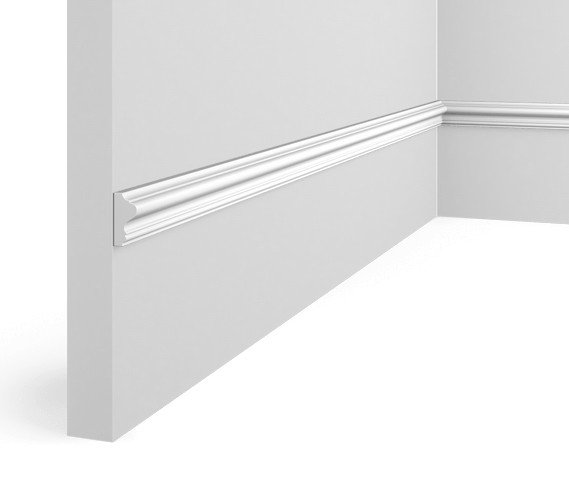 Молдинг HiWood LD20 белый фитополимер 10х20.5х2000 мм