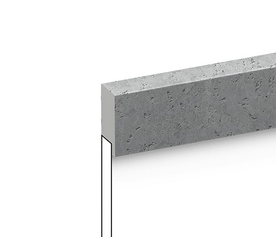 Финишный молдинг для стеновых панелей HiWood LF1 W50 декорированный фитополимер 17х50х2700 мм