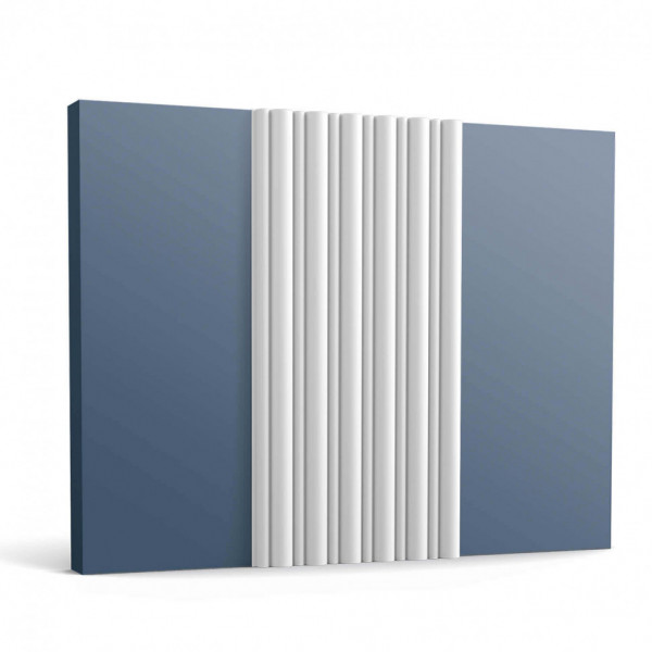 Декоративная стеновая панель 3D Orac Decor WX211 белый полиуретан 200x25.5x1.7 см