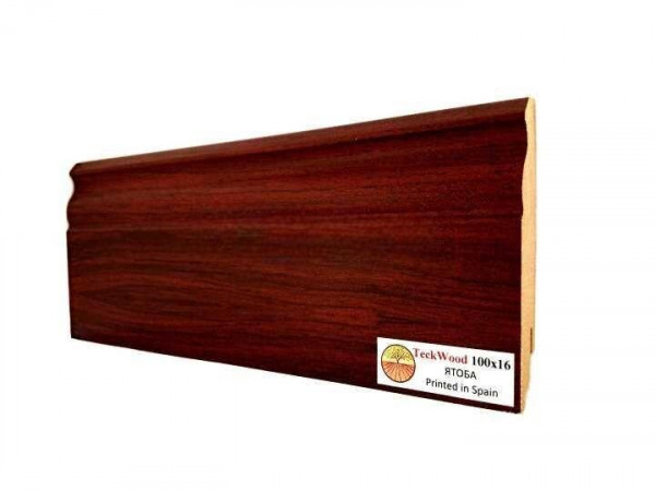 Напольный плинтус 100х16 мм Teckwood Ятоба МДФ 2.15 м